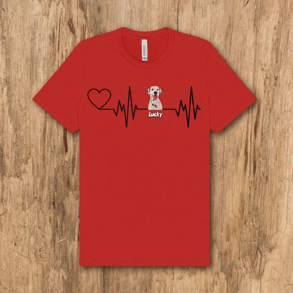 Herzschlag - Individuelles T-Shirt