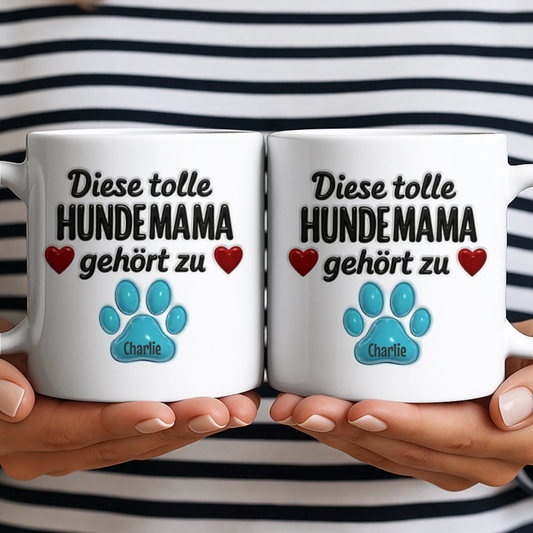 Tolle Hunde Mama - Individuelle Tasse