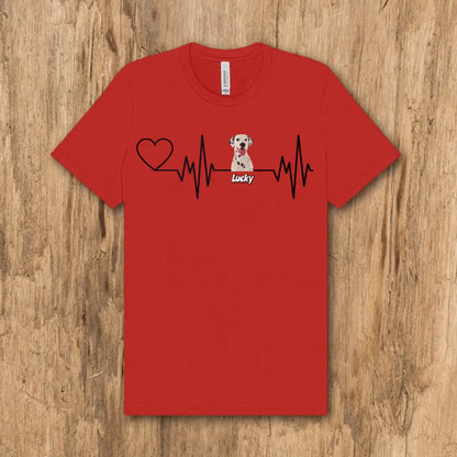 Herzschlag - Individuelles T-Shirt