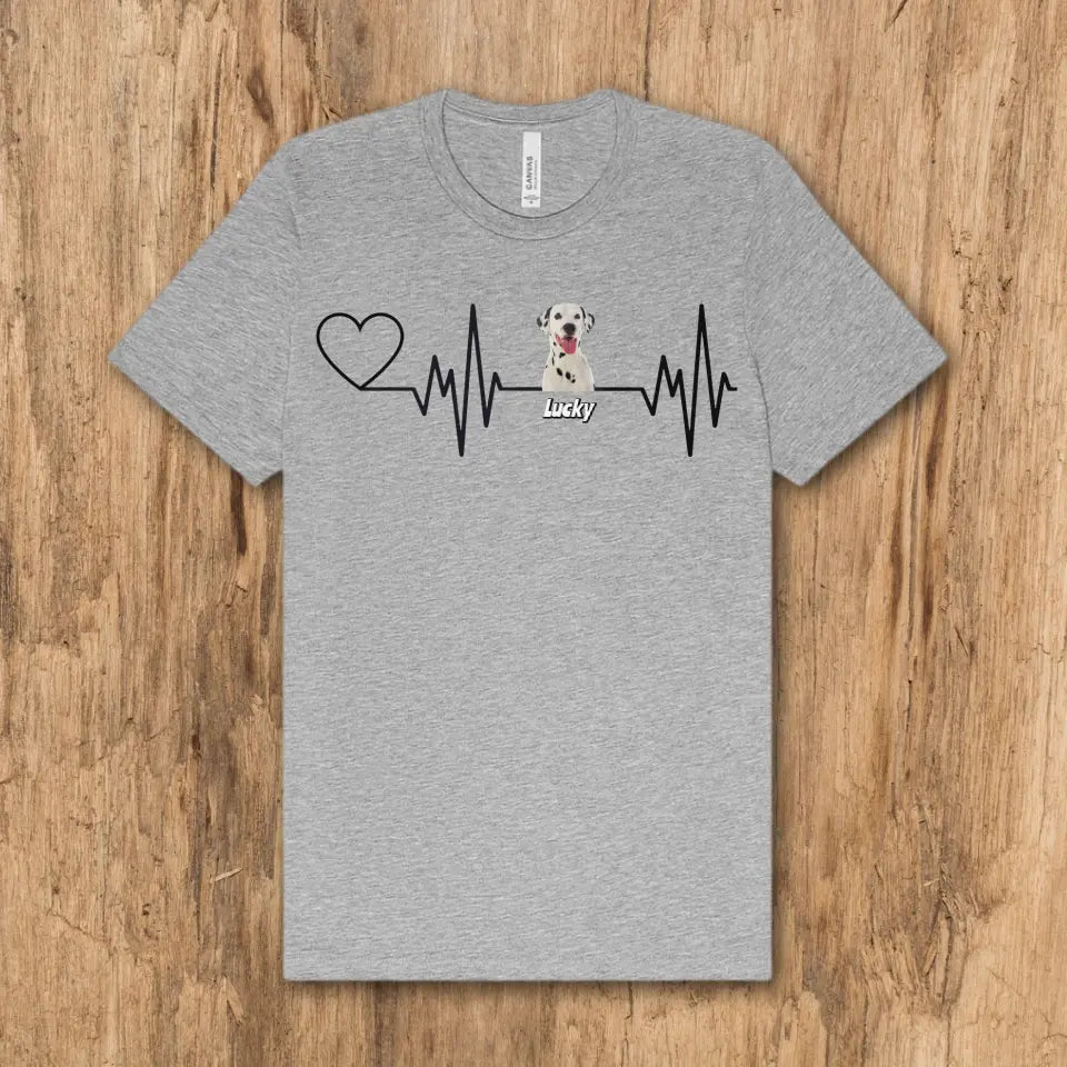 Herzschlag - Individuelles T-Shirt