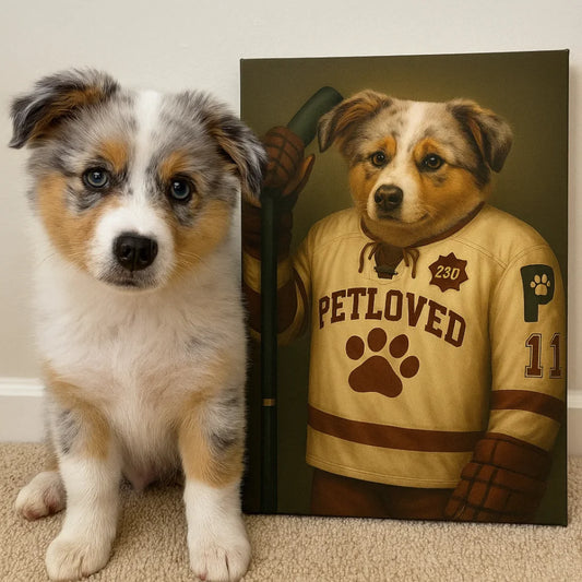 Der Eishockey Spieler Produktfoto