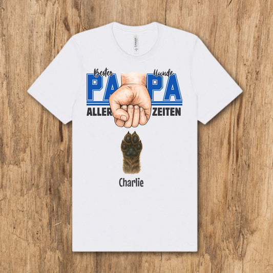 Bester Hunde Papa (Aller Zeiten) - Individuelles T-Shirt