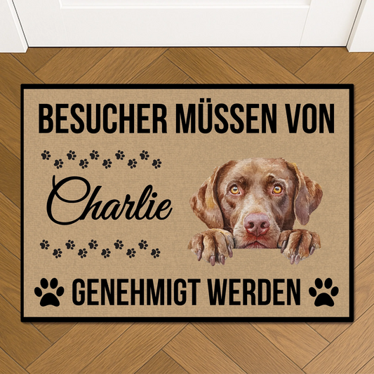 Fußmatte Mockup Petnovia
